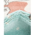 thumbnail image 3 of Unique Loom Whimsy Kids Collection Area Rug - Jolly Unicorn (5' 3" Round Multi/Black) Perfect For Kids Bed Room/Nursery Room/Living Room/Class Room/Play Room, 3 of 6
