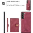 thumbnail image 3 of for Galaxy S23 5G Case PU Leather Wallet Case Detachable Magnetic Back Card Pockets Shockproof Protective Cover for Samsung Galaxy S23 5G 2023 (Red), 3 of 12