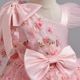 thumbnail image 6 of IDOPIP Toddler Girls Pageant Dress 3D Flower Tulle Tutu Dress Wedding Princess Birthday Party Prom Gown 9M-6Y, 6 of 9