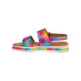 thumbnail image 2 of Kensie Girl Platform Hook & Loop Toddler Footbed Sandals -Multicolor, 10, 2 of 6