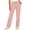 Pink, variant on Scrub Pants For Women Elastic Waist Wide Leg Workwear Trouser Ladies Fall Medical Nurse Uniform Casual Trouser S-XXL