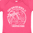 thumbnail image 4 of Inktastic Summer Vacation Mode Fort Walton Beach Florida Boys or Girls Baby Bodysuit, 4 of 5