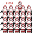thumbnail image 4 of Hot Toys Star Clone 21 piezas 501st Wars Legion WM2204 Dark Troopers Bloques de construcción compatibles Brick Wars Figuras Mini juguetes, 4 of 5