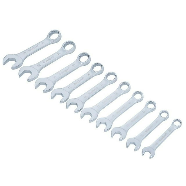 Bluespot Tools Stubby Combination Spanner Set, 10 Piece