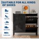 thumbnail image 4 of Yeshouse Zapatero de 4 cajones abatibles con estantes ajustables, organizador de zapatos oculto de gran capacidad, zapatero de madera independiente para entrada, pasillo y sala de estar, 4 of 9