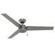 thumbnail image 1 of Ventilador De Techo Hunter Cassius Plateado para Exterior 52 Pulgadas De techo, 1 of 3