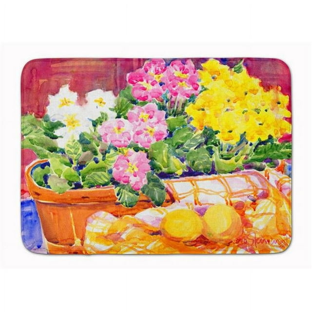 Carolines Treasures 6061RUG Primevères à Fleurs Tapis de Mousse à Mémoire Lavable en Machine