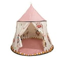 thumbnail image 1 of Wosthever Tienda tipi con diseños y patrones atractivos para niños Fácil de jugar para niños Magical Kingdom Kids Play carpas, 1 of 5