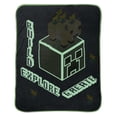 thumbnail image 4 of Minecraft Earth 'Build, Explore, Create' 46" x 60" Glow in the Dark Washable Microfiber Throw, Gaming Bedding, 4 of 8