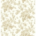 thumbnail image 2 of Beacon House Louisa Gold Rose Trail Wallpaper, 2 of 3