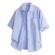 thumbnail image 1 of Blusa y camisa de manga corta con cuello vuelto Camisa casual para hombre Camisa de bolos vintage de manga corta Camisas de verano de playa cubana Camisa con botones Blusa para hombre Poliéster, 1 of 4