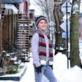 thumbnail image 3 of Polarwear Boys Hat,Scarf & Glove Set-Kids Cold Weather Winter Accessories-Childrens 3 Pc Beanie Set-Big Boys Hat Scarves Sets, 3 of 5
