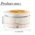 thumbnail image 3 of Vegetable Washer Ecohintz Usb Wireless Vegetable Washer Machine - Rotatable Cleaning Device for Salad, Lettuce, Berries, Potatoes - Portable Produce Purifier - Kitchen Gadget for Healthy Eating, 3 of 9