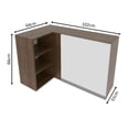 thumbnail image 2 of Alacena Gabinete Superior De Esquina Cocina Madesa Glamy 01, 2 of 5
