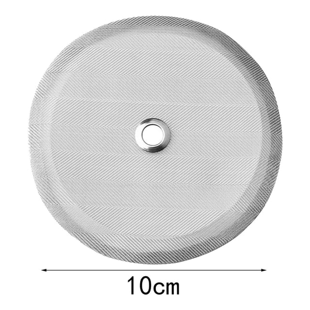 8 Pcs 4 Po Filtre à Café en Maille de Remplacement en Acier Inoxydable, pour 1000 ml, Cafetières à Pression Française 8 Tasses et Machines à Thé