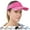 Beige, variant on Summer Sun Visor Hat - Women Adjustable Golf Cap with Retractable Brim, UV Protection Beach/Tennis Sport Hat