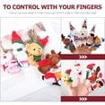 thumbnail image 3 of ColoMX 10pcs títeres portátiles de dedo adorable juguetes para el dedo para niños regalo de Navidad, 3 of 8