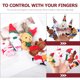 thumbnail image 3 of ColoMX 10pcs títeres portátiles de dedo adorable juguetes para el dedo para niños regalo de Navidad, 3 of 8