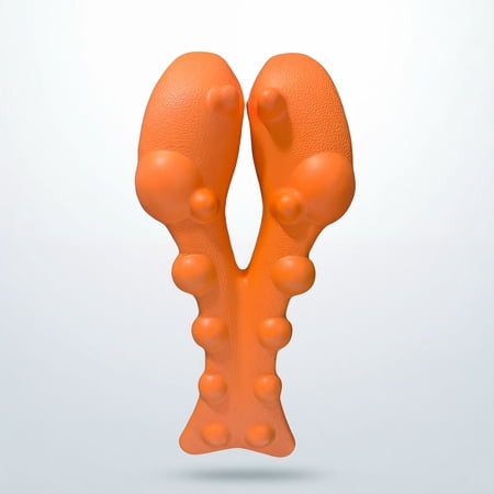 Trigger Point Massager, Trigger Point Massager for Neck, Shoulder & Back Pain Relief, EVA Ergonomic Cervical Spine Alignment Tool, Portable Neck & Back Massage Pillow for Home Office Use(Orange)