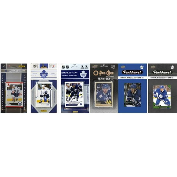 C & I Collectables LEAFS617TS NHL Toronto Feuilles d'Érable 6 Différents Ensembles d'Équipes de Cartes à Collectionner sous Licence