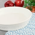 thumbnail image 2 of Our Table Simply White 9.5 Inch Round Porcelain Fresh Baked Pie Plate, 2 of 2