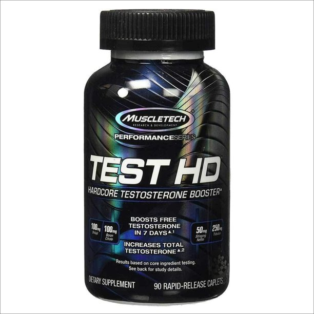 MuscleTech Test HD, Testosterone Booster Supplement, 90 Count Walmart