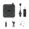 thumbnail image 1 of Amplificateur de Voix Mégaphone Portable avec Microphone Filaire pour Enseignants, Volume Fort, 1 of 3