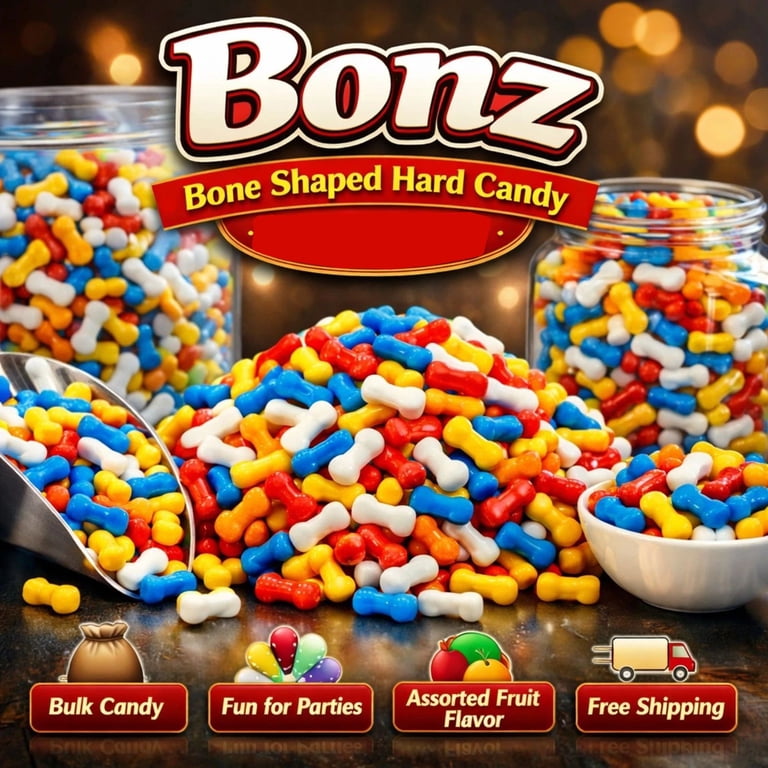 Concord Confections Bonz Candy 2 lbs. - Walmart.com