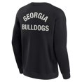 thumbnail image 3 of Unisex Fanatics Black Georgia Bulldogs Super Soft Pullover Crew Sweatshirt, 3 of 3