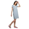 thumbnail image 4 of Moomaya Womens Button Placket Nursing Nightwear Printed Nightdress For Ladies, 4 of 5