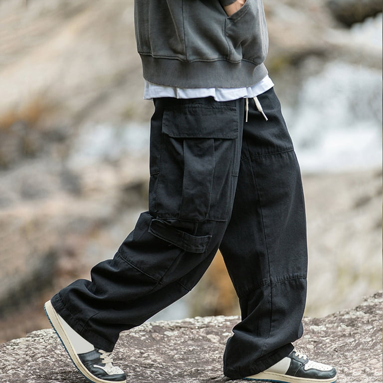 Hip hop cargo pants mens deals