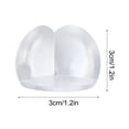 thumbnail image 4 of KOYPTL 24 Pack Clear Corner Guards Transparent Furniture Edge Protectors Soft Silicone Corner Cushion Bumpers for Sharp Table Cabinet Corners Home Safety Protection Cover Pads (Invisible Design), 4 of 8