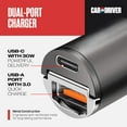 thumbnail image 7 of Car and Driver Nanobit USB-C Car Charger – 45W Fast Charging Adapter, USB-C Power Delivery & USB-A Quick Charge 3.0, 12V Cigarette Lighter Charger, 7 of 7