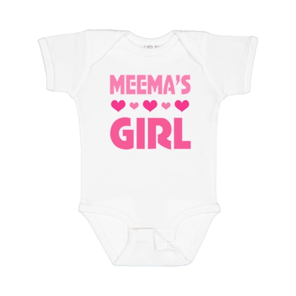 Inktastic Meema Girl Granddaughter Girls Baby Bodysuit