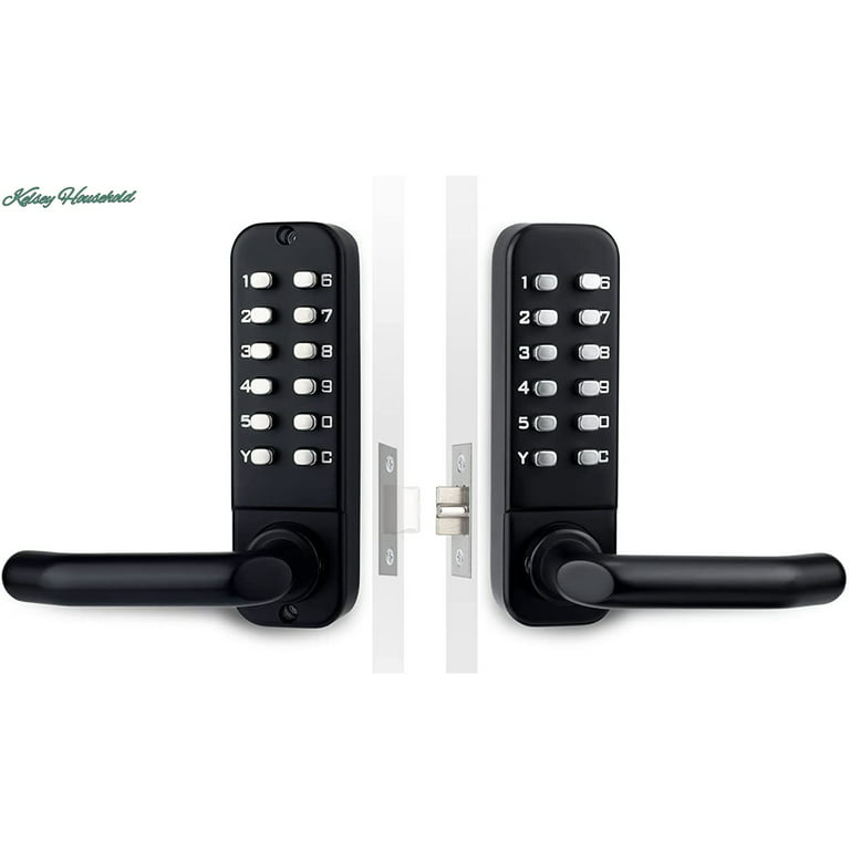 Double Sided Keypad Keyless Entry Door Lock Mechanical Lock With