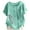 #0092-Mint Green, variant on Women's Casual Simple Print Shirt Summer Ladies Short Sleeve Tunic Blouse Tops Multiple Color Options
