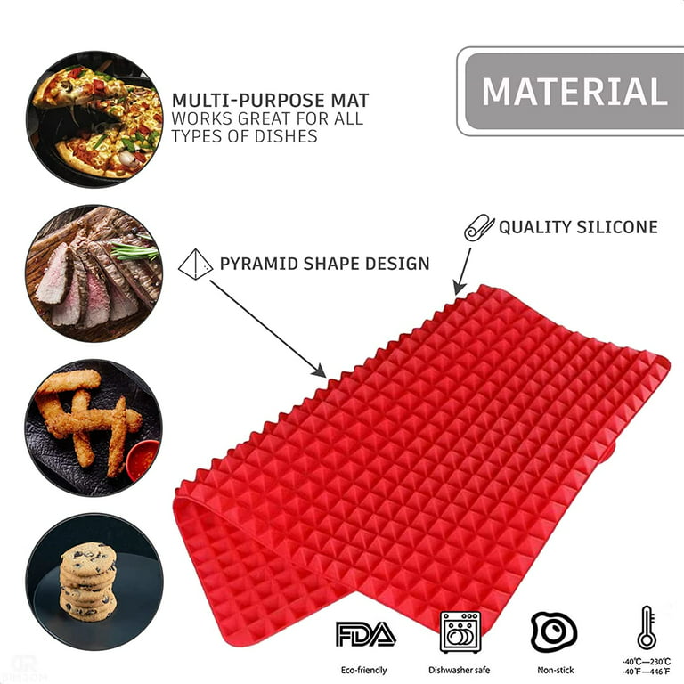 Multifunctional Pyramid Silicone Pad Insulated Bbq Microwave - Temu