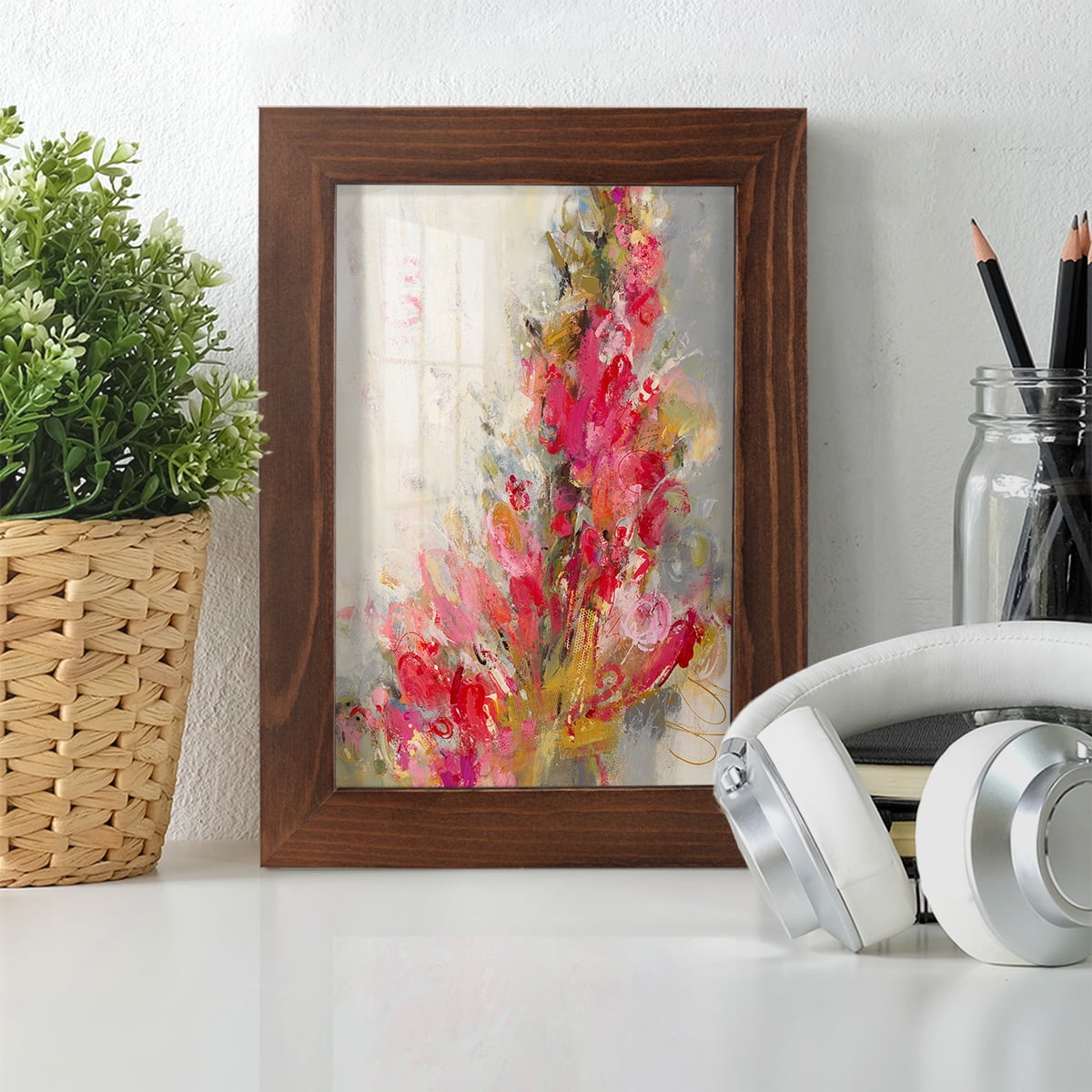 Flip Side - Framed Print w/glass - Chestnut