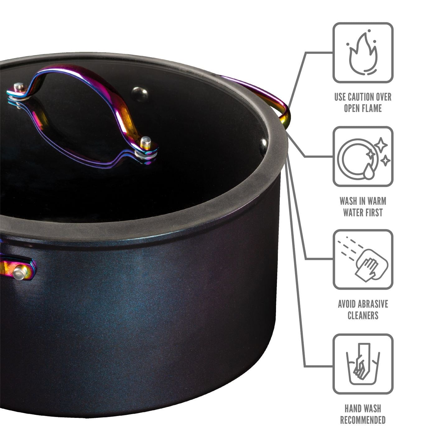 12PC RAINBOW SET - Cookware options for department stores