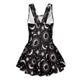 thumbnail image 4 of Xoenoiee Sun Moon Star Print Girls One Piece Swimsuits Sleeveless Swim Dress for Girls Hawaiian Skirted Bathing Suit Summer Swimwear, Size 3-4 Years, 4 of 7