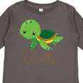 thumbnail image 4 of Inktastic Little Turtle Boys or Girls Long Sleeve Toddler T-Shirt, 4 of 5