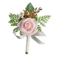 thumbnail image 4 of Ramo de novia,Ramo de flores para boda Ramo de rosas,Broche elegante para novios y novias para hombre, Mujeres Flor Novio Boutonniere,Eventos de aniversario de bodas y día de San, 4 of 8