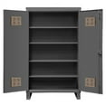 thumbnail image 3 of Durham HDCO244878-4S95 12 Gauge Recessed Door Style Lockable Cabinet with 4 Adjustable Shelves, Gray - 48 in., 3 of 3
