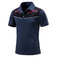 thumbnail image 1 of Birdeem Chemise Imprimée à Manches Courtes Brodée Mode Style Été pour Hommes, 1 of 12