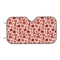 thumbnail image 7 of Haiem Tomatoes Car Windshield Sun Shade - Blocks UV Rays Sun Visor Protector, Sunshade to Keep Your Vehicle Cool, Universal Fit SUV Van Sedan-Small, 7 of 7