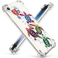 thumbnail image 2 of Swiming Turtle Clear Case for iPhone 7/8/SE,Aesthetic Art Design Case for Men Women,Unique Soft Transparent TPU Bumper Case Cover, 2 of 5