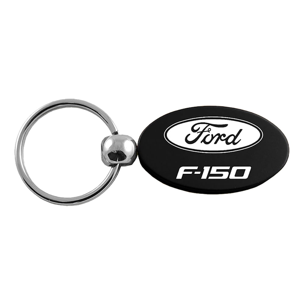 Ford F150 Keychain & Keyring Black Oval