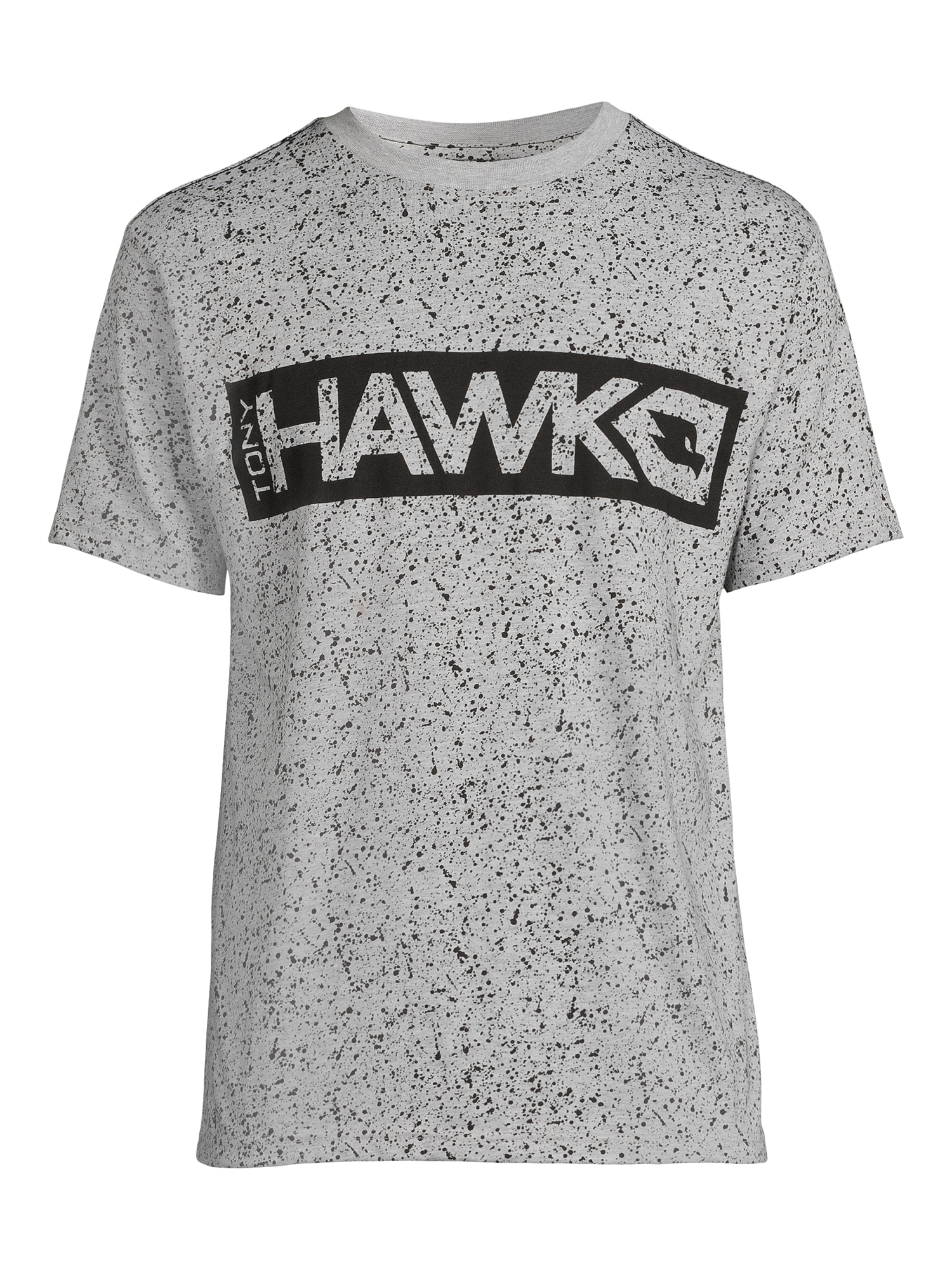 Tony Hawk Men's Splatter Paint Hawk Logo T-Shirt, Sizes S-XL