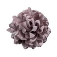 thumbnail image 3 of Broche de flores, broche de camelia de satén, broche de flores, broche de solapa para el cabello morado claro, 3 of 9