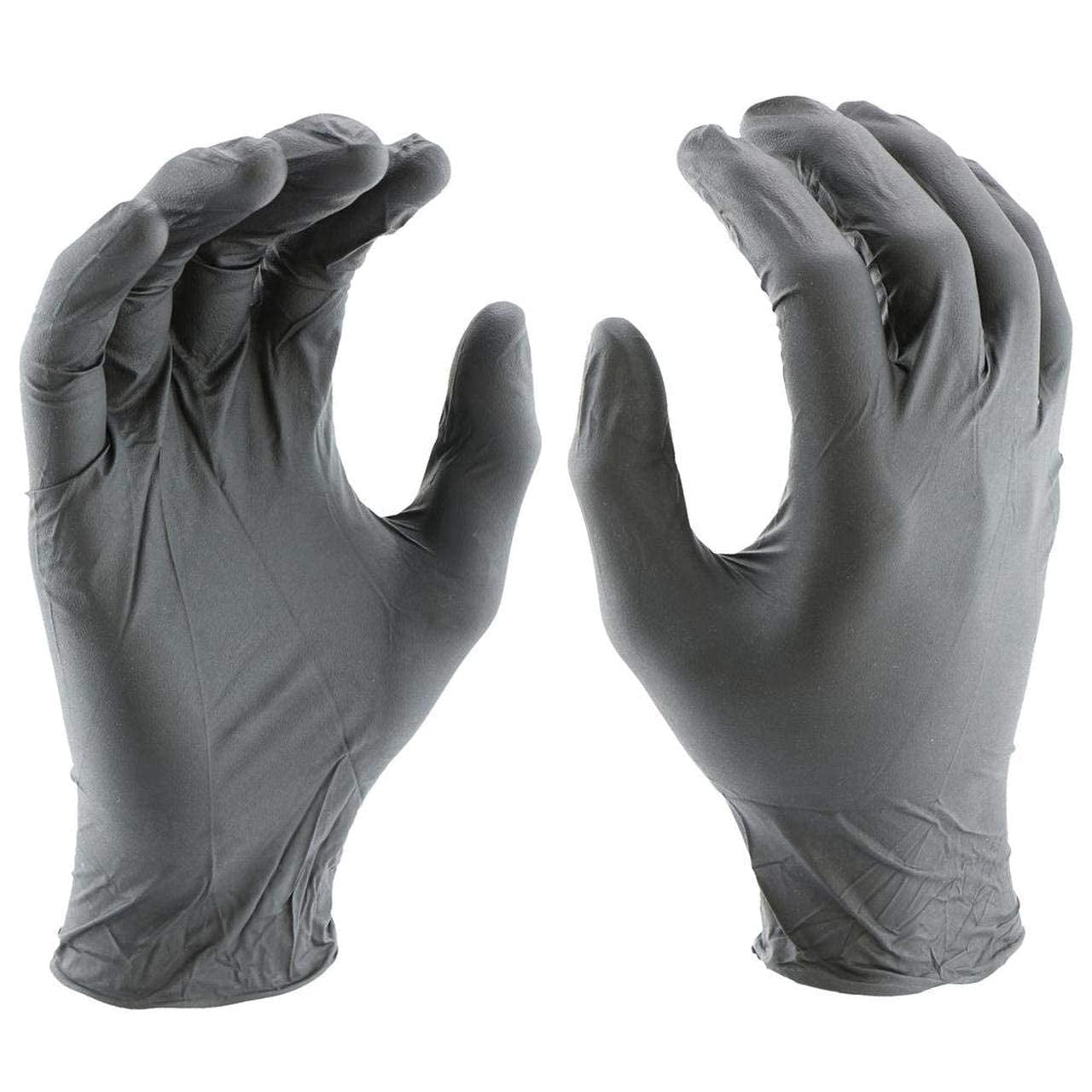 Black Mamba Black Powder Free Textured Nitrile Gloves (XX-Large) 100 per Box